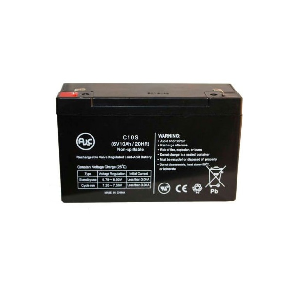 Battery Clerk AJC GS Portalac PE6V12 6V 10Ah Sealed Lead Acid Battery PE6V12-GS-Portalac-6V-10Ah-SLA - main